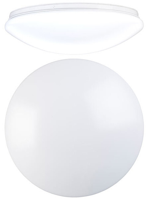 Plafonnier LED rond Ø 38 cm Luminea blanc du jour pour éclairage intérieur