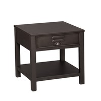 Southern Enterprises Radcliff Metal End Table In Renovation Gray on sale Southern Enterprises Radcliff Metal End Table In Renovation Gray on sale