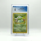 Bulbasaur 44/102 Shadowless 1999 Base Set Pokemon Tcg Cgc 6 Vintage Wotc