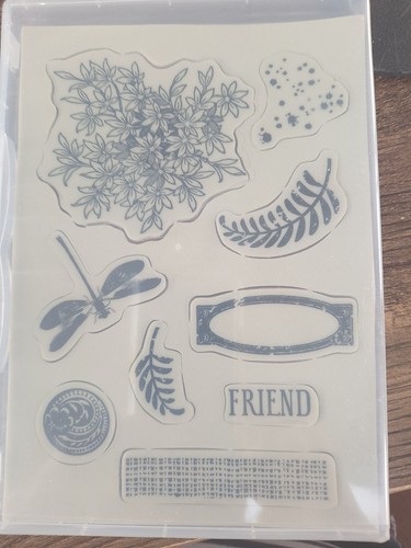 New Stampin Up! "AWESOMELY ARTISTIC" #139950 Dragonfly/Mesh/Frame - Picture 2 of 3