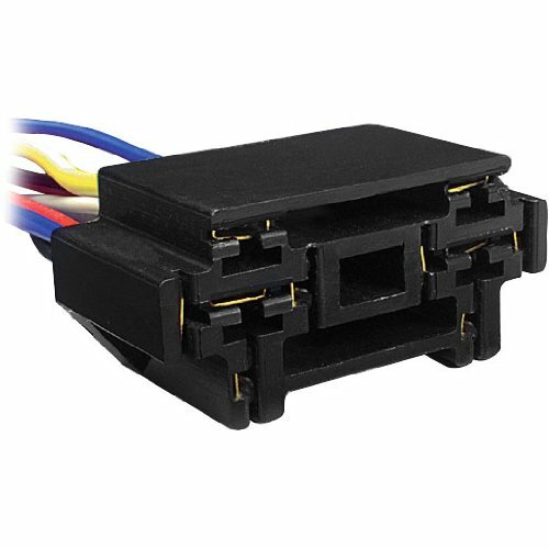BLACK WIDOW 12 VDC Bosch Type Dual Relay Socket for Door Lock/Unlock Circuits