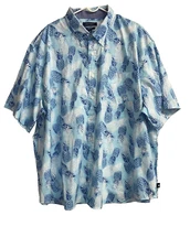 Crown & Ivy Classic Fit Pineapple Print Button Down Shirt Mens 3XL Cruise NWOT