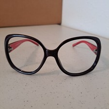 Banana Republic Sunglasses Jenni/S 01W4 Black/Red Butterfly FRAMES ONLY P-9