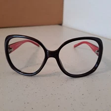 Banana Republic Sunglasses Jenni/S 01W4 Black/Red Butterfly *FRAMES ONLY P-9