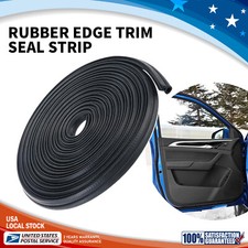 Black Rubber U Channel Edging Trim Seal Door Window Edge Protector Strip U-shape