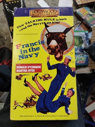 VHS Tape Francis in the Navy Francis the Talking Mule - 第 1/2 張圖片