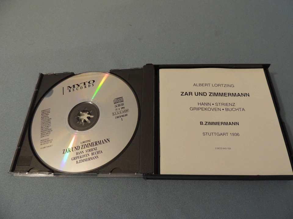 2 CD Box Lortzing Zar Und Zimmermann Georg Hann Streinz Buchta 1994 Myto | NM - Bild 2 von 3