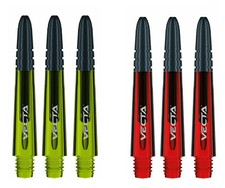 2 New Sets Winmau Vecta Short Dart Shafts Ships w/ Tracking - Green Red