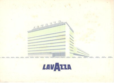 LAVAZZA TURINO Amedeo Albertini 1957 EINLADUNG EINWEIHUNG Einweihung Einladung