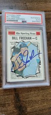 1970 TOPPS SIGNED ALL STAR CARD BILL FREEHAN DETROIT TIGERS MICHIGAN PSA DNA 465