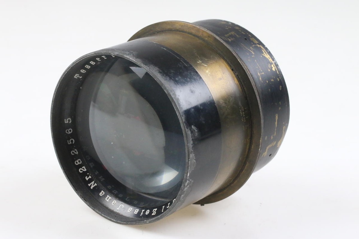 ZEISS JENA Tessar 25cm f/3,5 DRP - Messingobjektiv Großformat