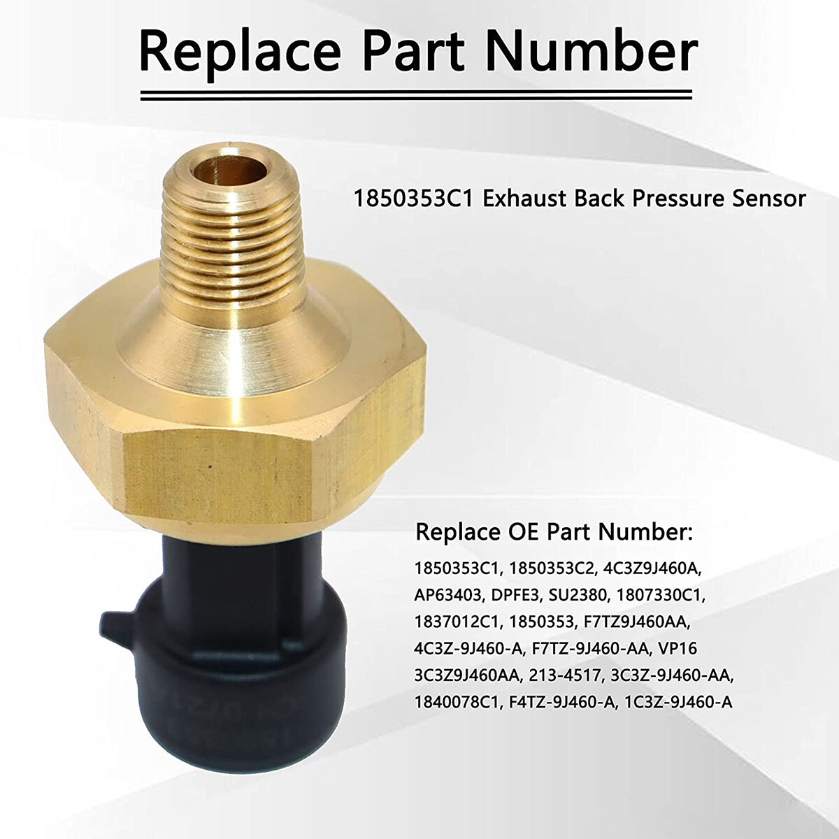 EBP Sensor Exhaust Back Pressure 4C3Z9J460A Fits Ford Powerstroke 97
