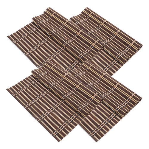 4 Pcs Bamboo Placemat Party Placemats Table Settings For Dining Decor
