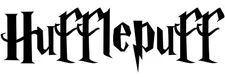 HARRY POTTER HUFFLEPUFF vinyl decal house name car window cup book dvd