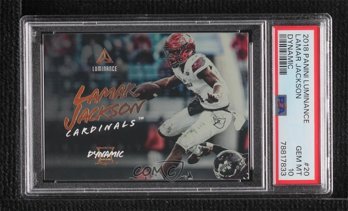 Lamar Jackson Panini Luminance Dynamic #20 Base