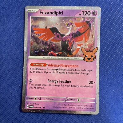 Pokémon TCG Halloween Trick Or Trade 2024 Fezandipiti #96/167