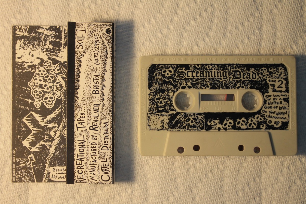 Screaming Dead - Children Of The Boneyard Stones UK cassette