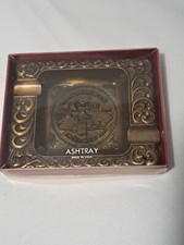 Vintage Hawaiian Islands Metal Ashtray Trinket Dish Wall Hanging Made In USA