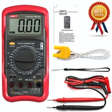 UNI-T UT55 Standard Digital Multimeters AC DC Volt Amp Ohm Capacitance Temp