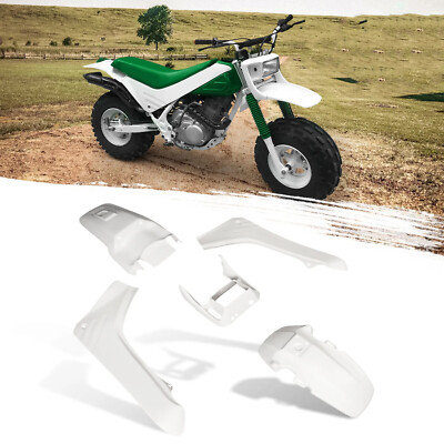 Fairing Bodywork Set White Complete Plastic Kit For Honda TR200 Fat Cat 96-87