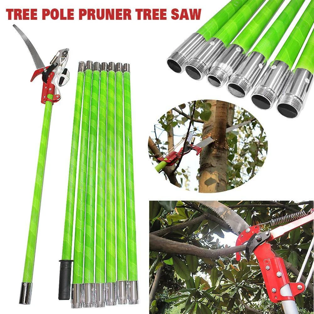 Alloy steel 26 Foot Length Tree Pole Pruner Tree Saw Garden Tools