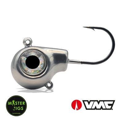 Master Jigs VMC 7161 Fireball Chrom mit Stingeröse Raubfisch Angelzubehör