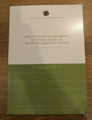 BASIC DOCUMENTS PERTAINING TO HUMAN RIGHTS IN THE INTER- AMERICAN SYSTTEM - P/B