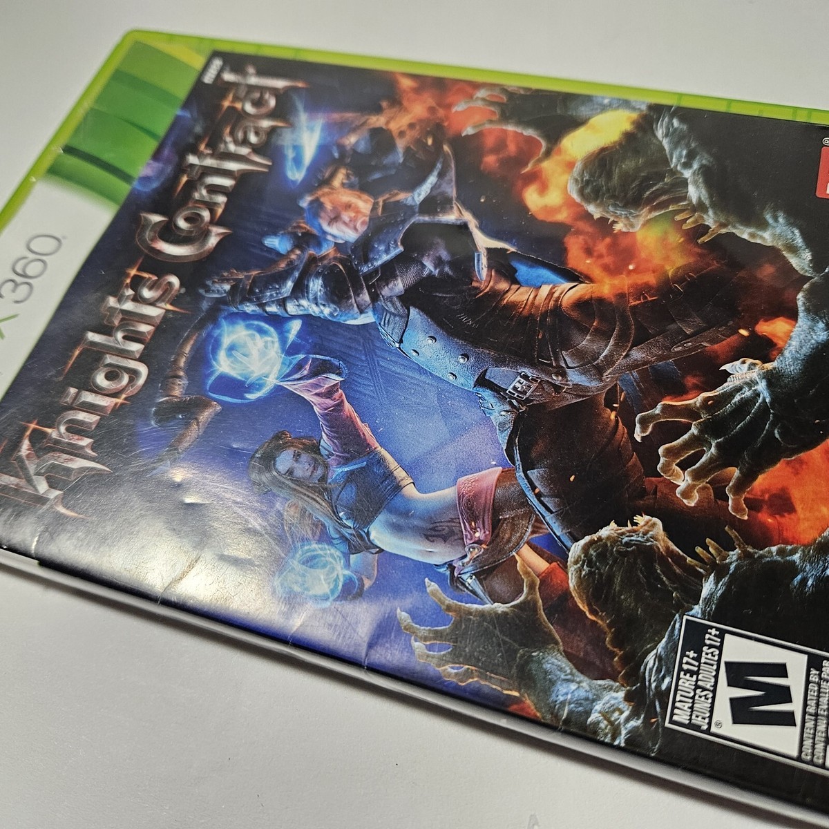 Knights Contract Microsoft Xbox 360 Complete CIB Bandai