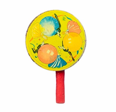 Noisemaker clown circus tin noise maker antique carnival Newark giant ball party