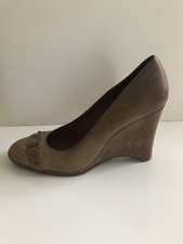 Modern Vintage brown Wedges 9 250 W/ Buckle