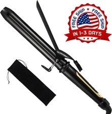Rizadora De Cabello Profesional Tecnolog a Cer mica L nica Autom tico 1.25In NEW