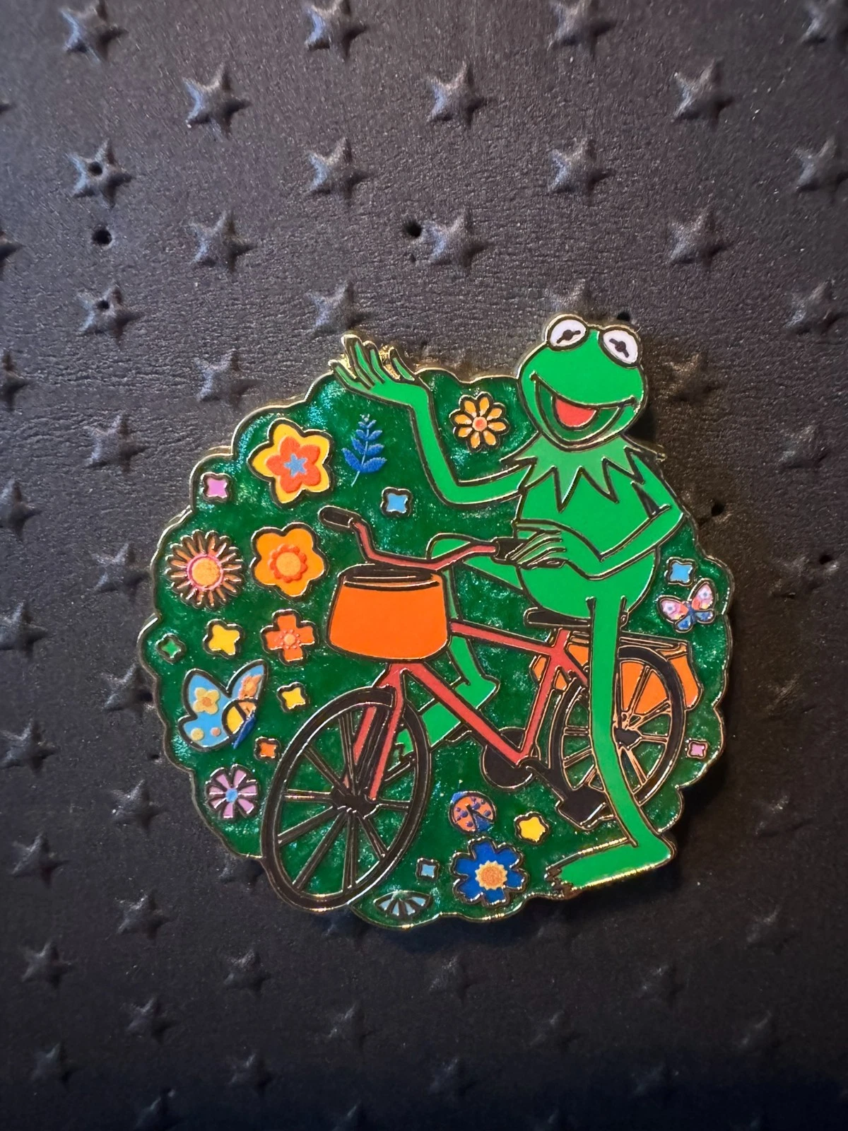 Disney Kermit the Frog Wreath Pin – 2026 EPCOT Flower & Garden Festival Mystery
