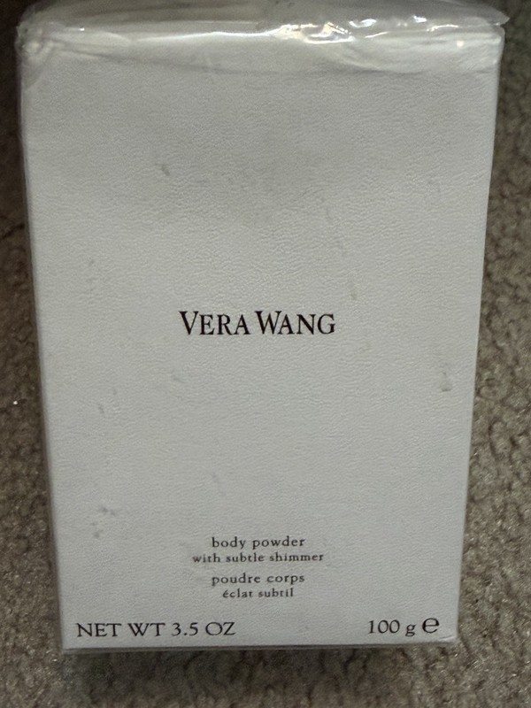Rare Vera Wang Body Powder 3.5 Oz Unopened Sealed 