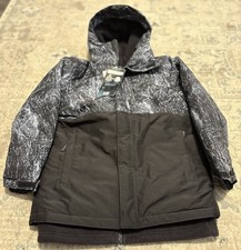 The Children's Place Boy's 3-in-1 Jacket Hooded Coat Black/Blue Large 10/12