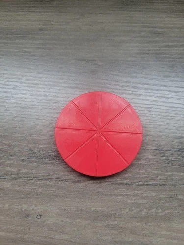 1990 Vintage NINJA TURTLES TMNT TECHNODROME RED COVER ESCAPE HATCH CAP Disc Part