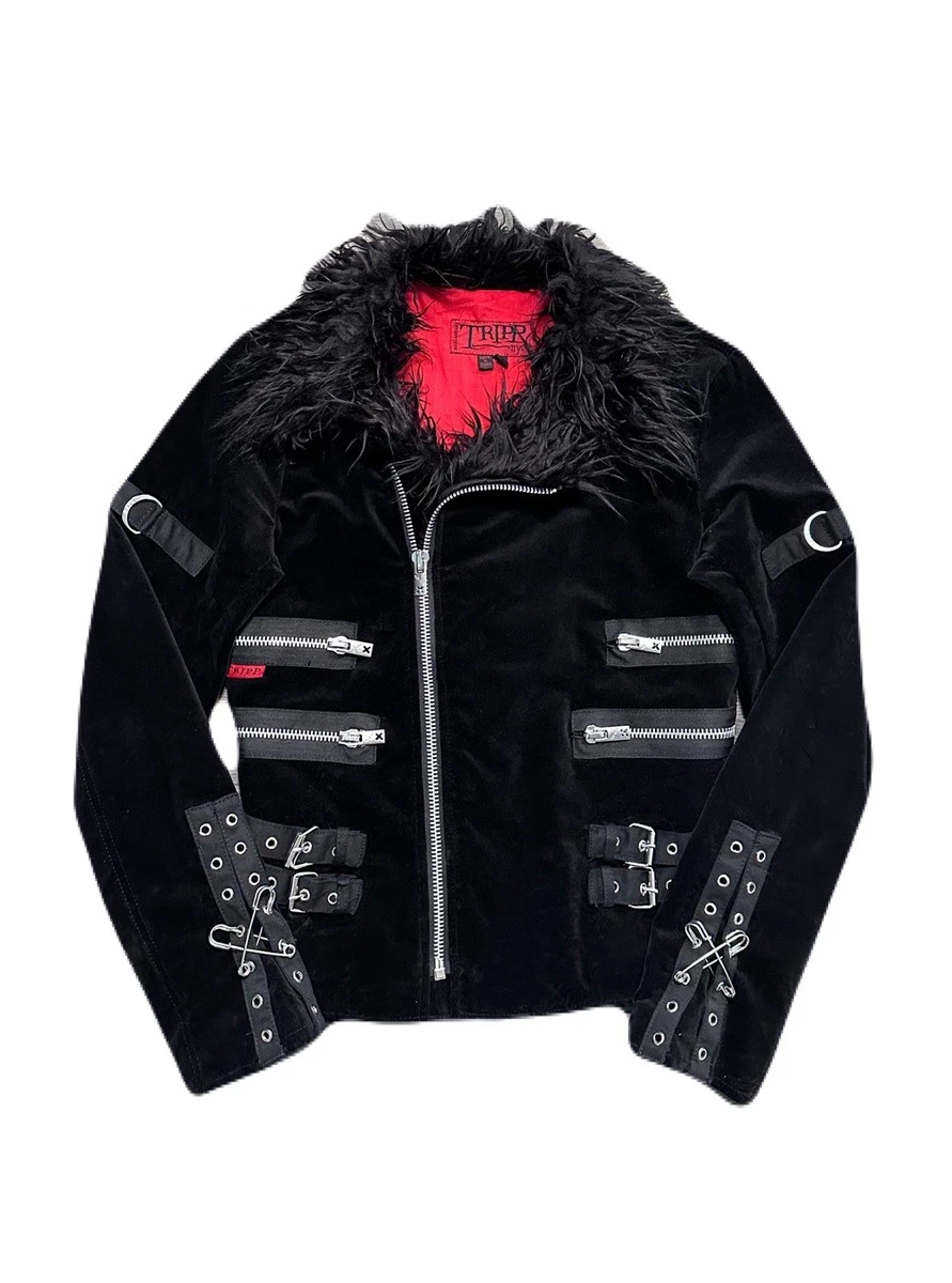 TRIPP NYC パイロットジャケット ツートン TRASH & VAUDEVILLE BIKER MOTO JACKET – TRIPP NYC