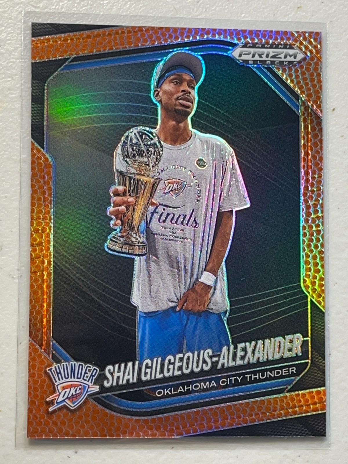 Shai Gilgeous-Alexander 2024-25 Panini Prizm Black /225 Basketball Prizm #164