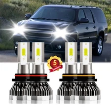 For Chevy Suburban 2500 2000-2006 LED Headlight Kit Bulbs High Low Beam Light