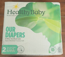 Healthy Baby Disposable Diapers size 2 10 to 16 lbs 66 ct EWG Verified Safe