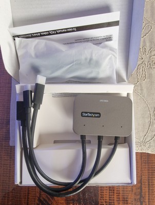 Startech.Com 3-In-1 Multiport Usb-C Hdmi Minidisplayport To Hdmi Adapter
