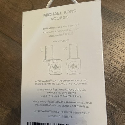 Michael Kors Access Leather Apple Watch Bands Set of 2 Michael Kors - Brandclub - Michael Kors Multicolor Leather  main image 4