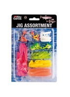 Abu Garcia Jig Assortment - KunstköDerset, Jighaken, Gummifische, Angelset, Set