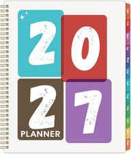 2027 Planner - 2027 Planner Weekly and Monthly, JAN 2027 - DEC 2027  9" x 11"