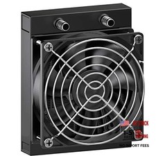 Water Cooling Radiator,12 Pipe Aluminum Heat Exchanger Radiator with Fan 120mm