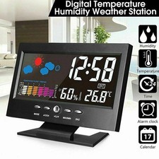 Thermometer lcd color display Weather station hygrometer