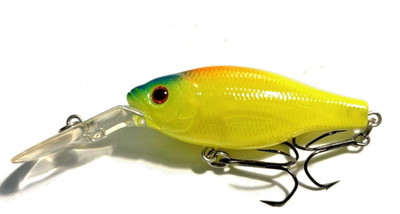 Megabass Deep-X 100 Wobbler, Crankbait, Kunstköder, 6 cm, Floating