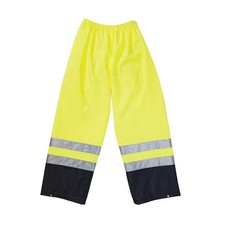 Occunomix Lux-Tenr-Yxl Rain Pants, Polyester/Polyurethane, 29 1/2 In Inseam,