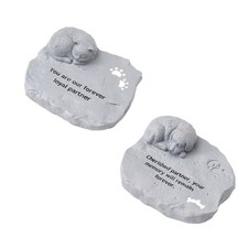 Memorial Stones for Pet Waterproof Garden Headstone for Yard Lawn Flowerbed