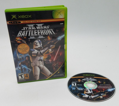 Star Wars: Battlefront II 2 (Original Xbox) Black Label NO Manual