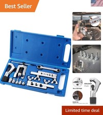Comprehensive Copper Pipe Flaring Tool Kit with Ratchet Wrench - 45 Degrees